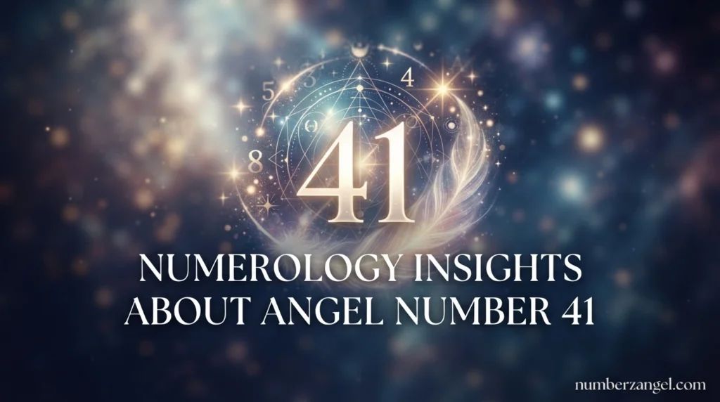 Numerology Insights About Angel Number 41