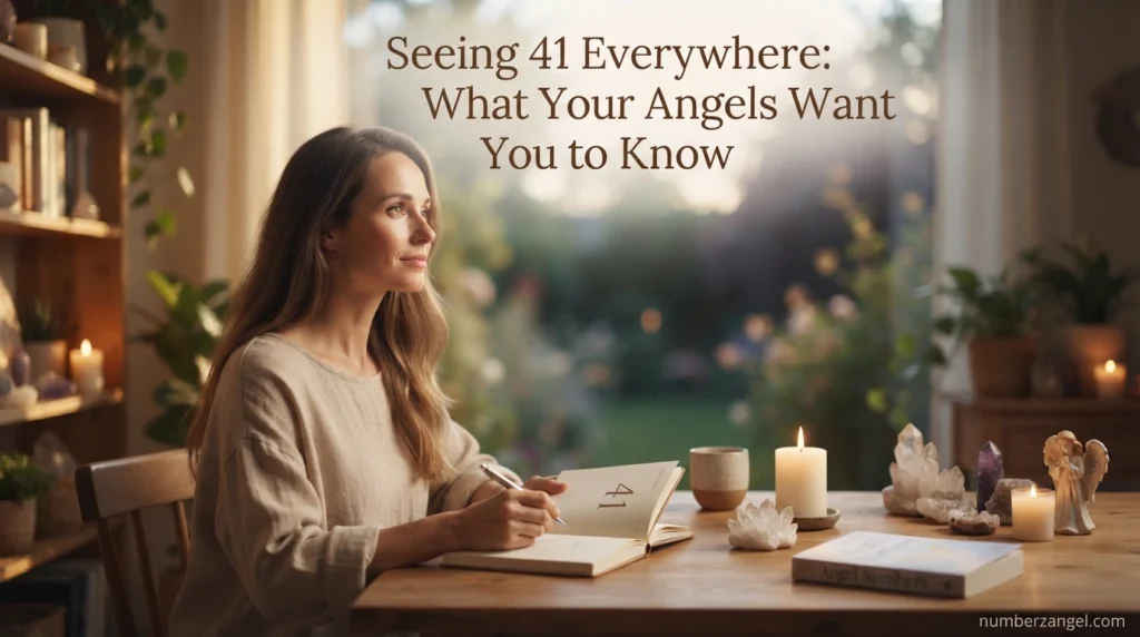 Seeing 41 Everywhere: What Your Angels Want You to Know