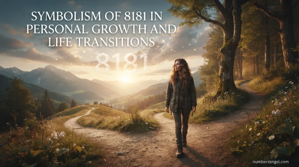 Symbolism of 8181 in Personal Growth and Life Transitions