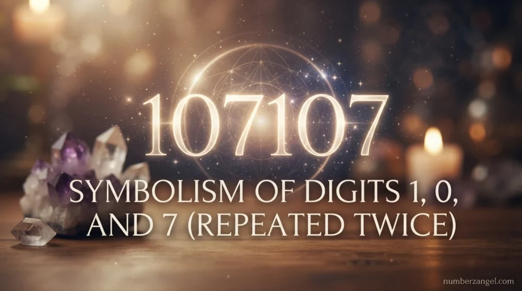 Symbolism of Digits 1, 0, and 7 (Repeated Twice)