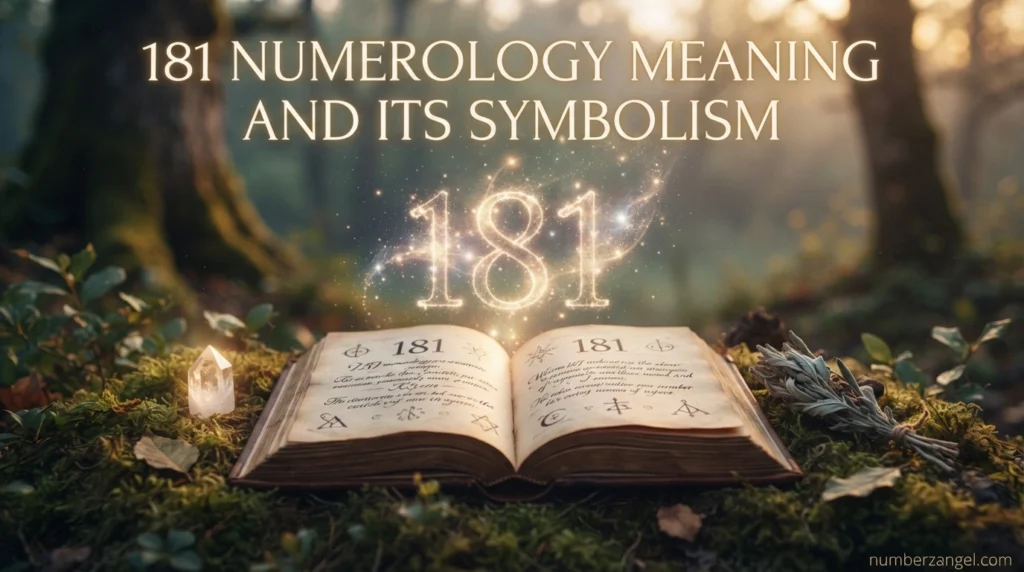 181 Numerology Meaning and Its Symbolism