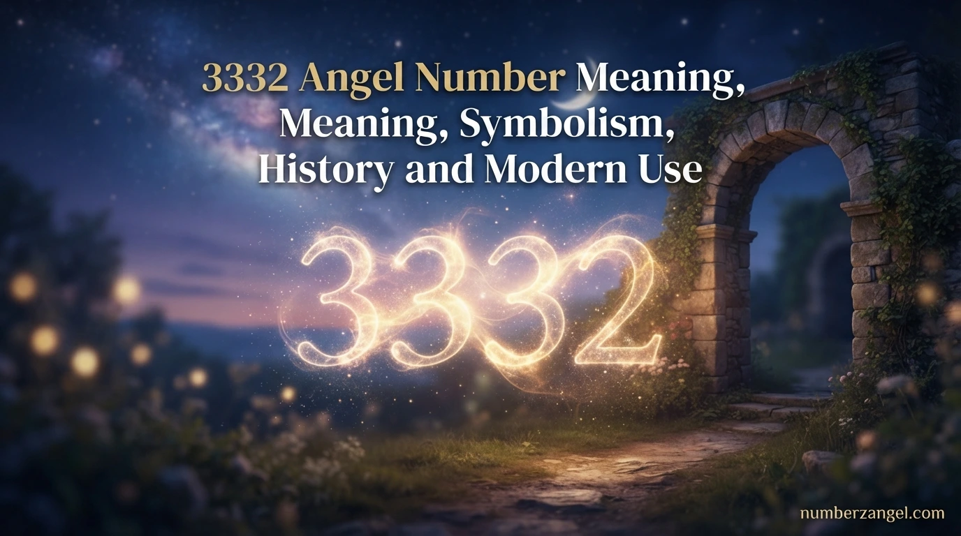 3332 Angel Number Meaning, Symbolism, History and Modern Use