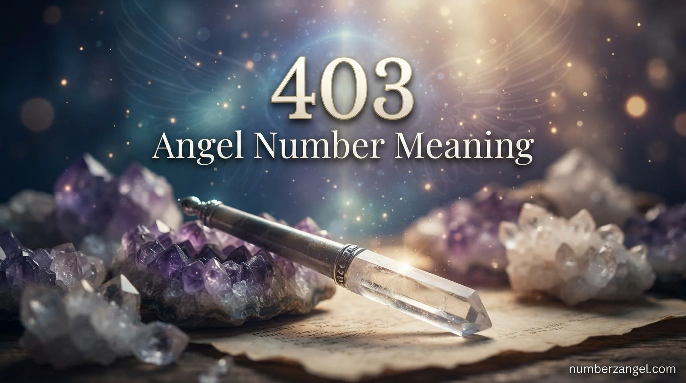 403 Angel Number Meaning