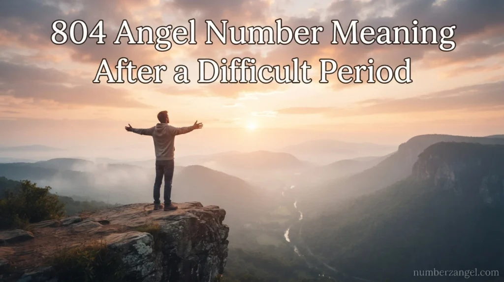 804 Angel Number Meaning After a Difficult Period