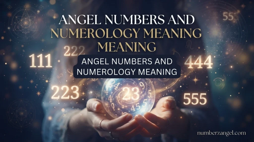 Angel Numbers and Numerology Meaning
