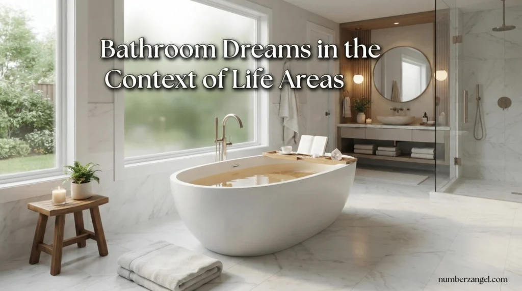 Bathroom Dreams in the Context of Life Areas