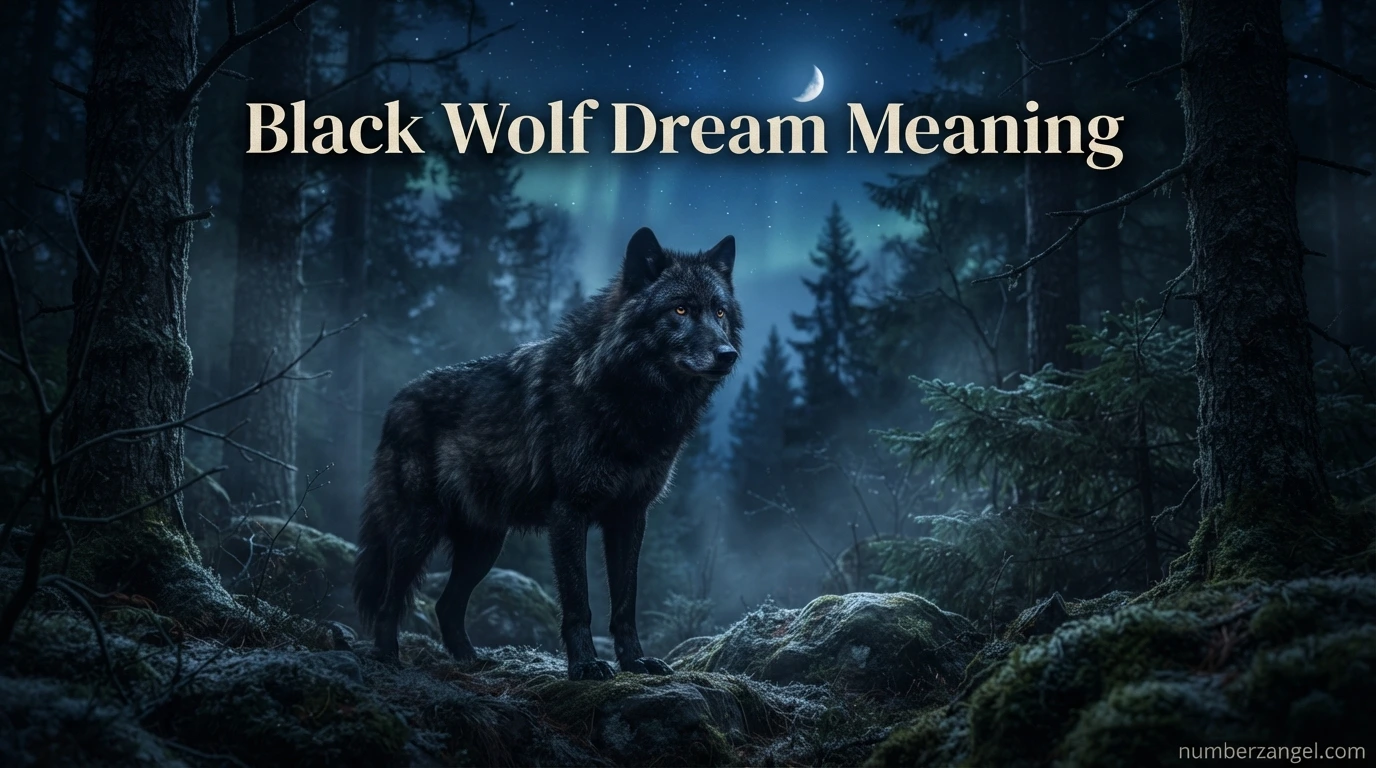 Black Wolf Dream Meaning