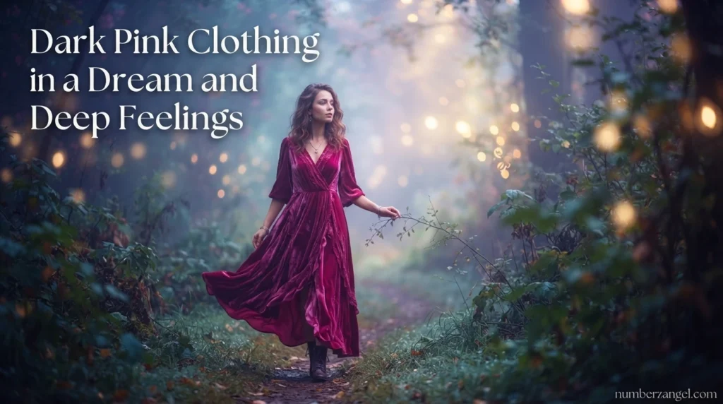 Dark Pink Clothing in a Dream and Deep Feelings