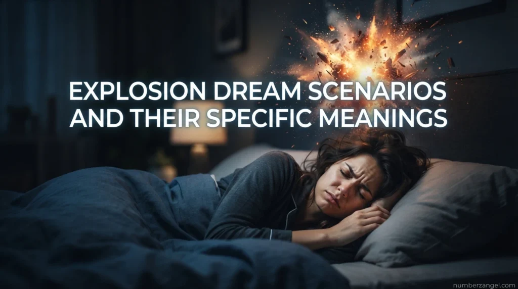 Explosion Dream Scenarios and Their Specific Meanings