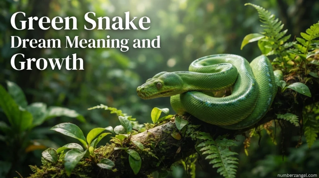 Green Snake Dream Meaning and Growth