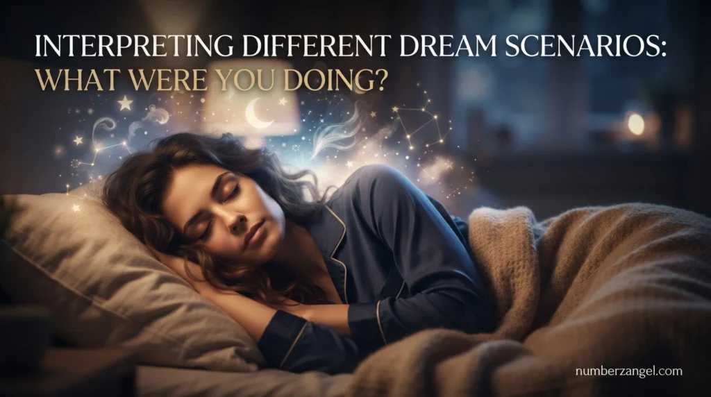 Interpreting Different Dream Scenarios: What Were You Doing?