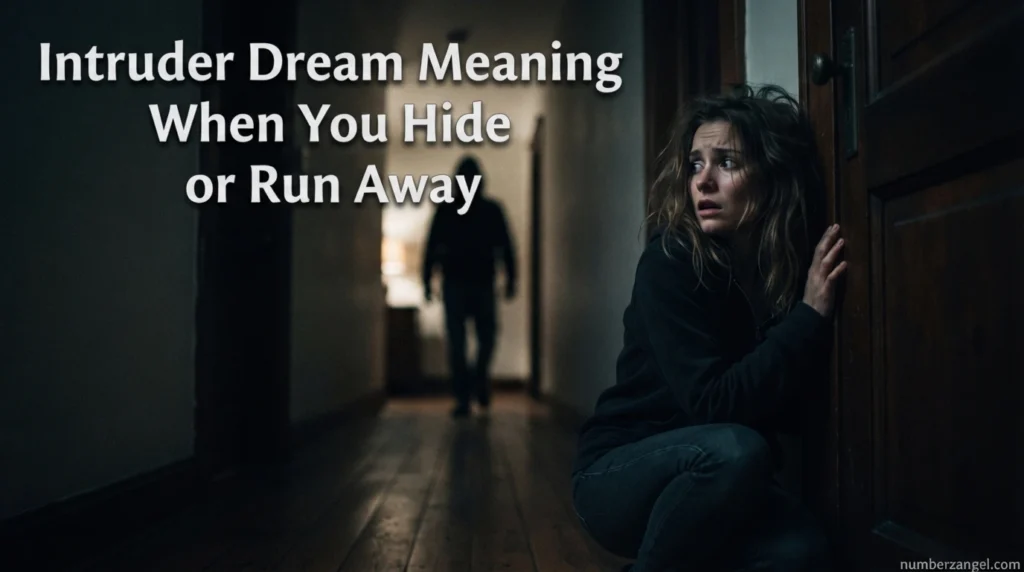 Intruder Dream Meaning When You Hide or Run Away