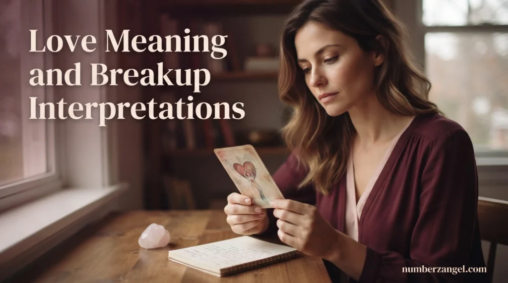 Love Meaning and Breakup Interpretations