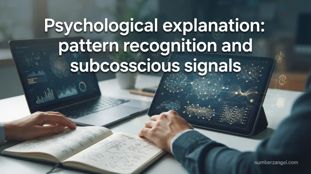 Psychological explanation: pattern recognition and subconscious signals