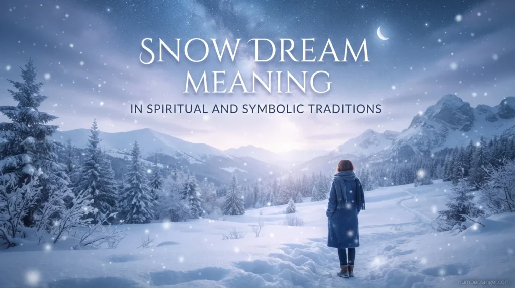 Snow Dream Meaning in Spiritual and Symbolic Traditions