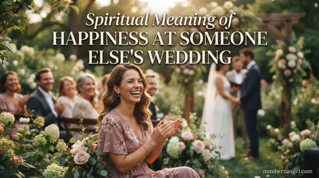 Spiritual Meaning of Happiness at Someone Elseโs Wedding