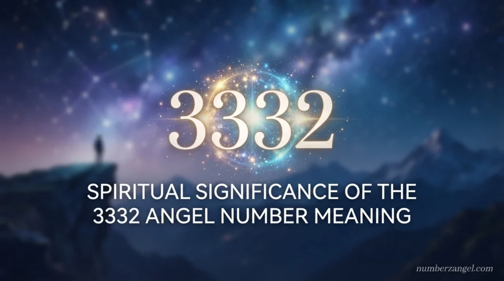 Spiritual Significance of the 3332 Angel Number Meaning