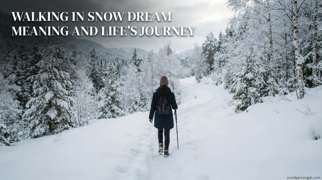 Walking in Snow Dream Meaning and Life’s Journey