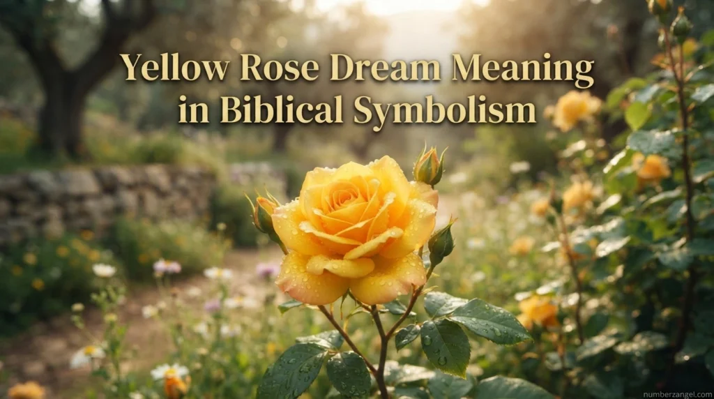 Yellow Rose Dream Meaning in Biblical Symbolism
