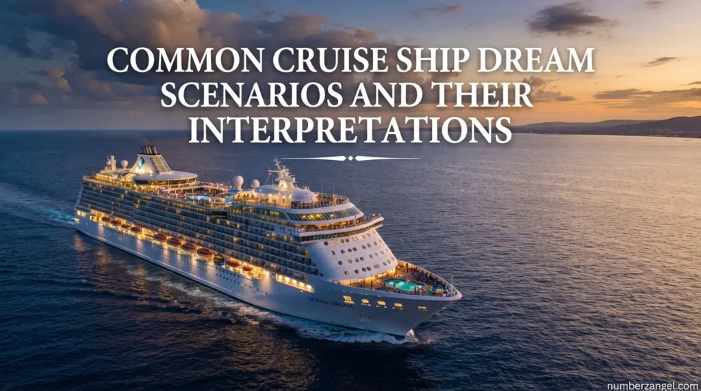 Common Cruise Ship Dream Scenarios and Their Interpretations