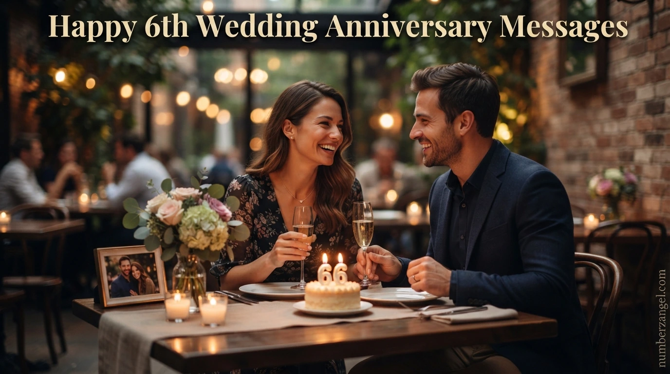 Happy 6th Wedding Anniversary Messages