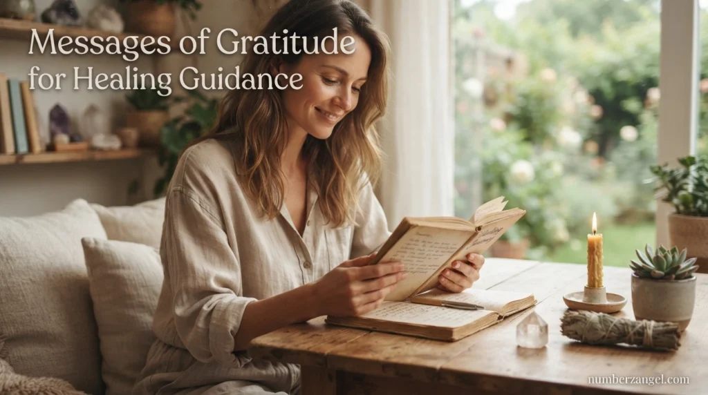 Messages of Gratitude for Healing Guidance