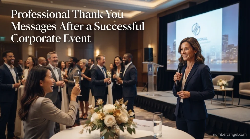Thank You Messages for a Successful Event