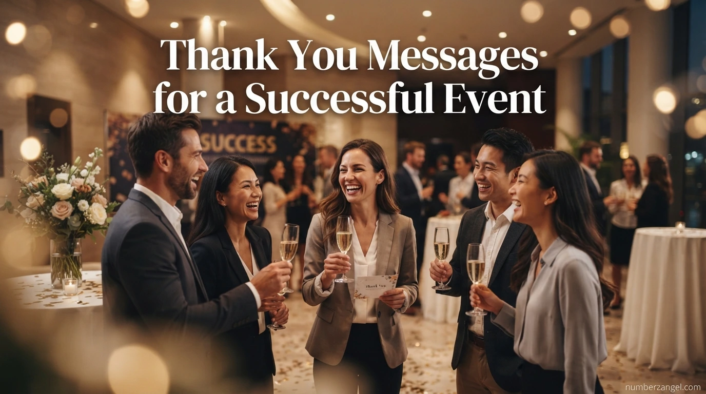 Thank You Messages for a Successful Event
