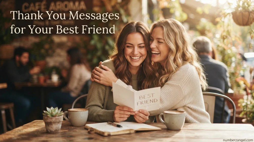 Thank You Messages for Your Best Friend