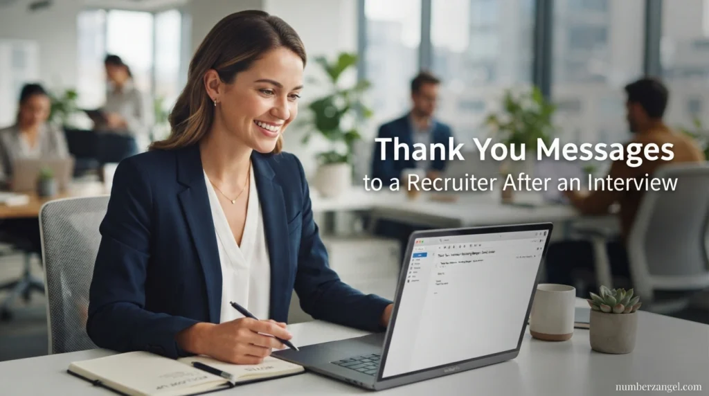 Thank You Messages to a Recruiter After an Interview