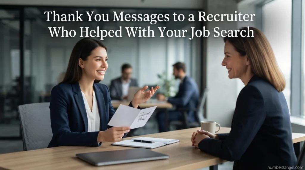 Thank You Messages to a Recruiter Who Helped With Your Job Search