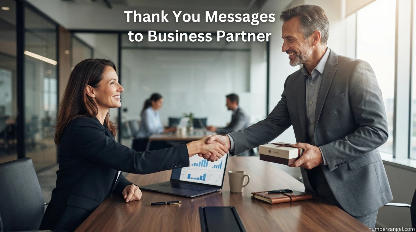 Thank You Messages to Business Partner