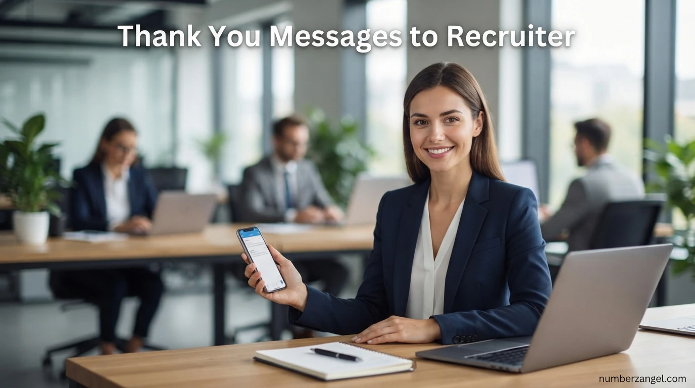 Thank You Messages to Recruiter
