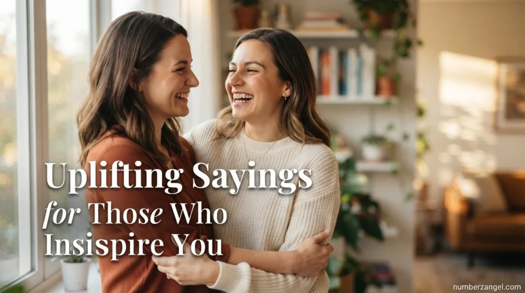 Uplifting Sayings for Those Who Inspire You