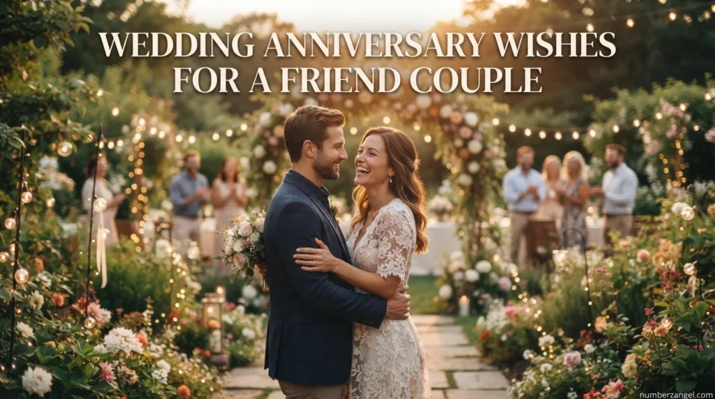 Wedding Anniversary Wishes for a Friend Couple