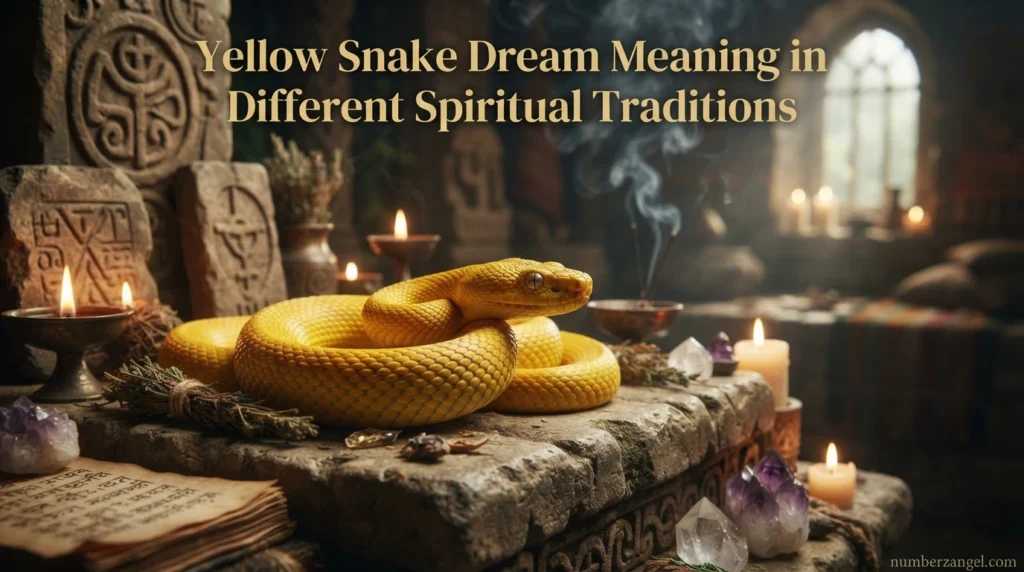 Yellow Snake Dream Meaning in Different Spiritual Traditions