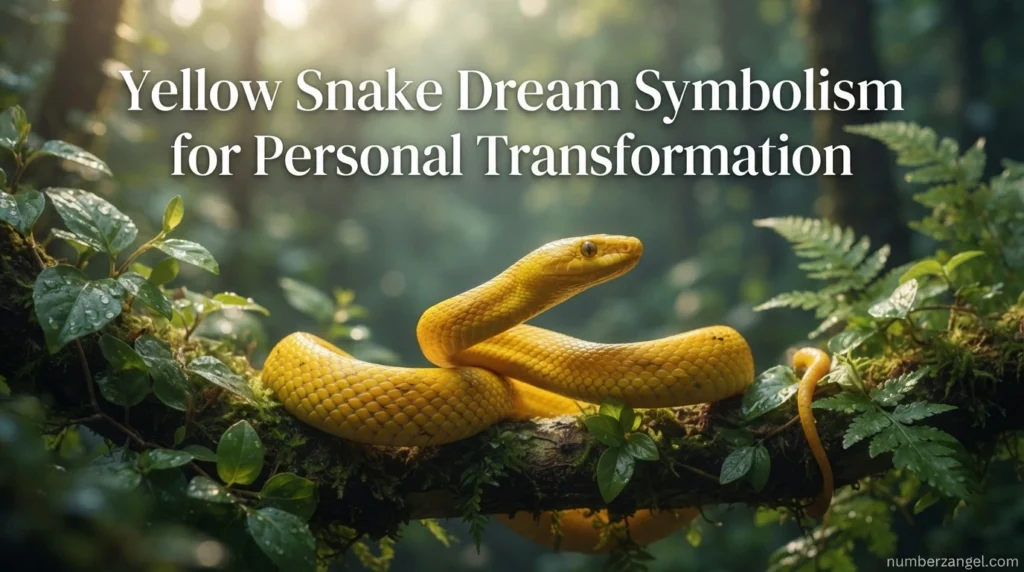 Yellow Snake Dream Symbolism for Personal Transformation