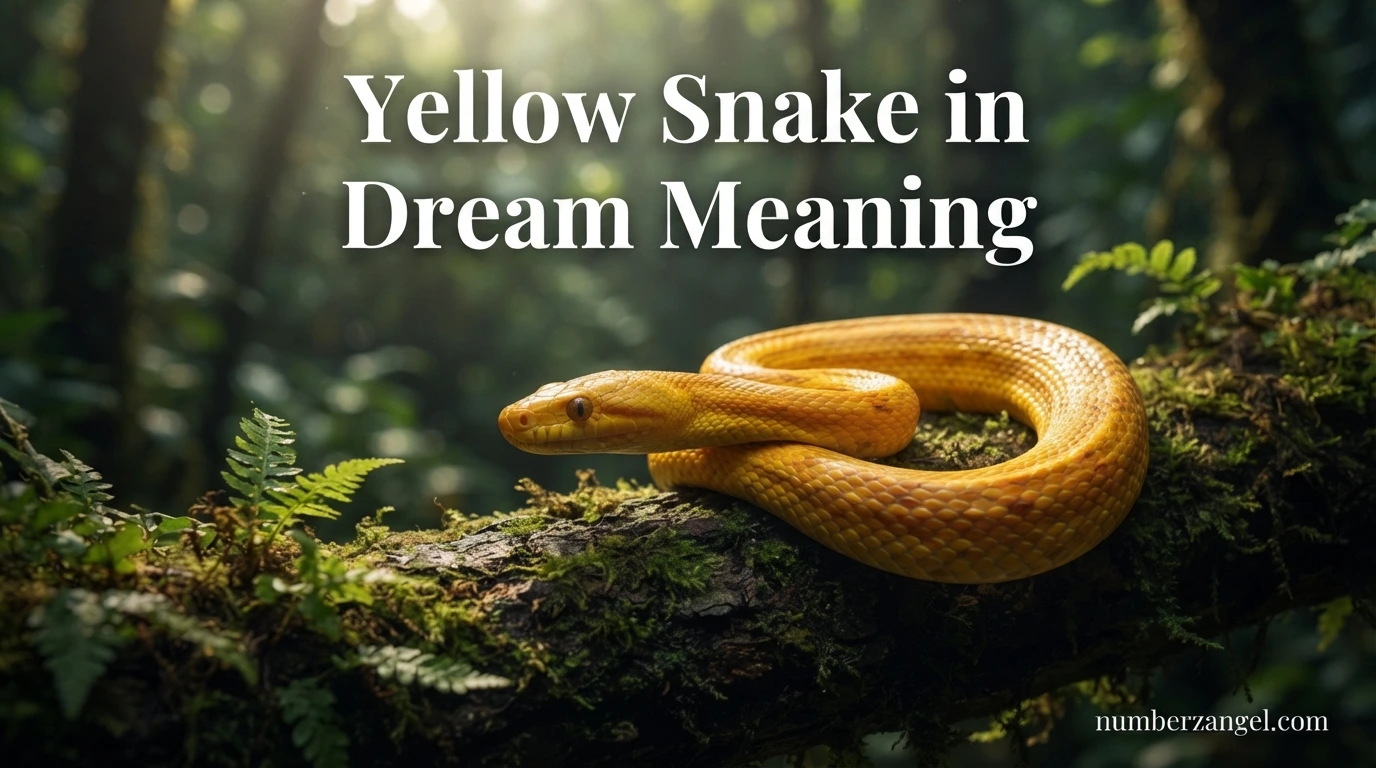 Yellow Snake in Dream Meaning